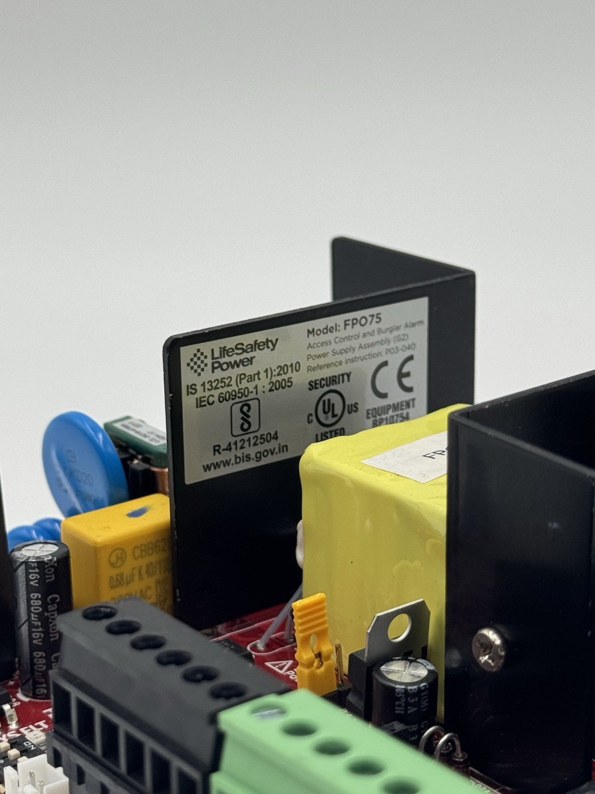 FPO75 LifeSafety Power Supply Board- new – A01-003 75w