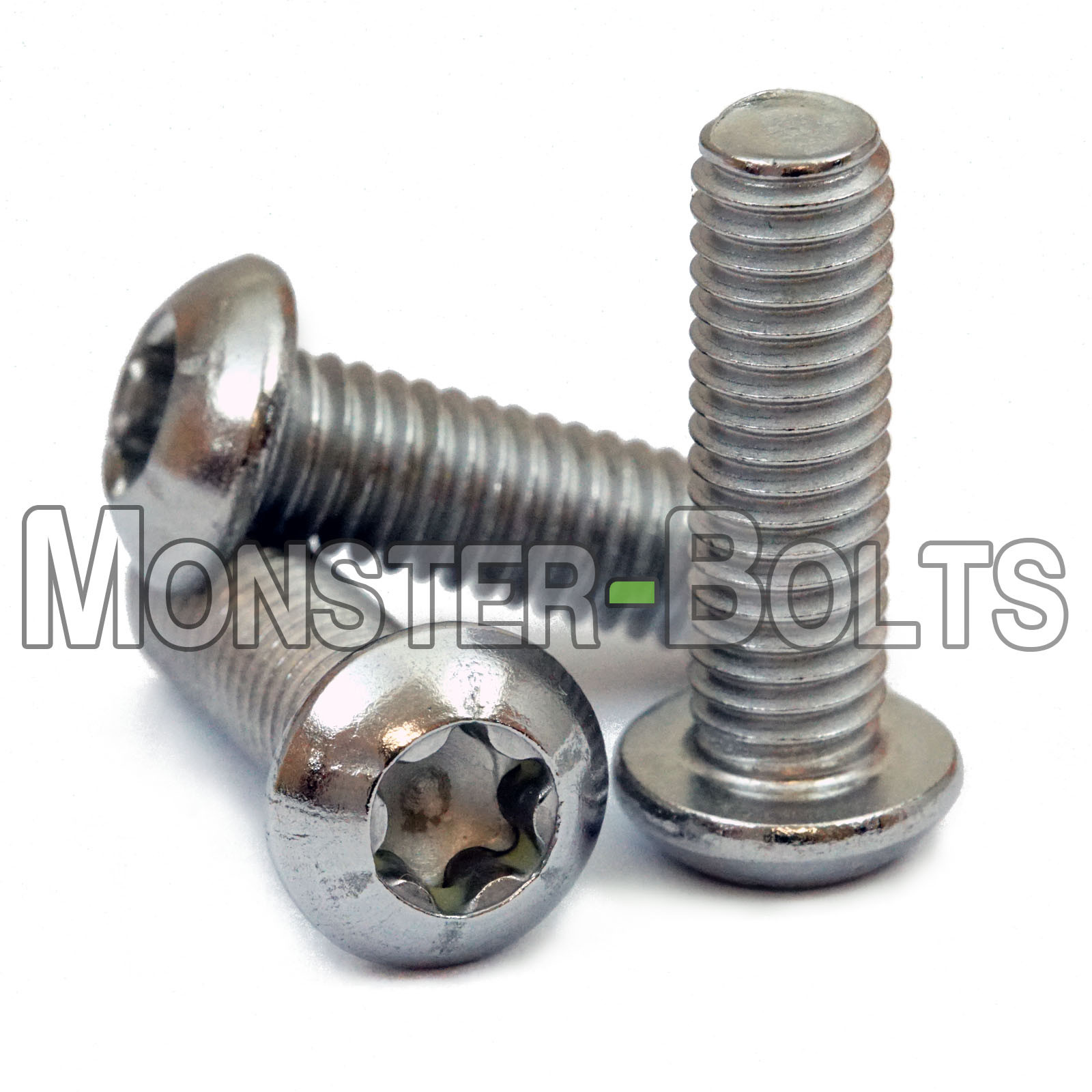M3 Stainless Steel 6Lobe Button Head Socket Cap Screws, ISO 7380 Star Torx 0.50