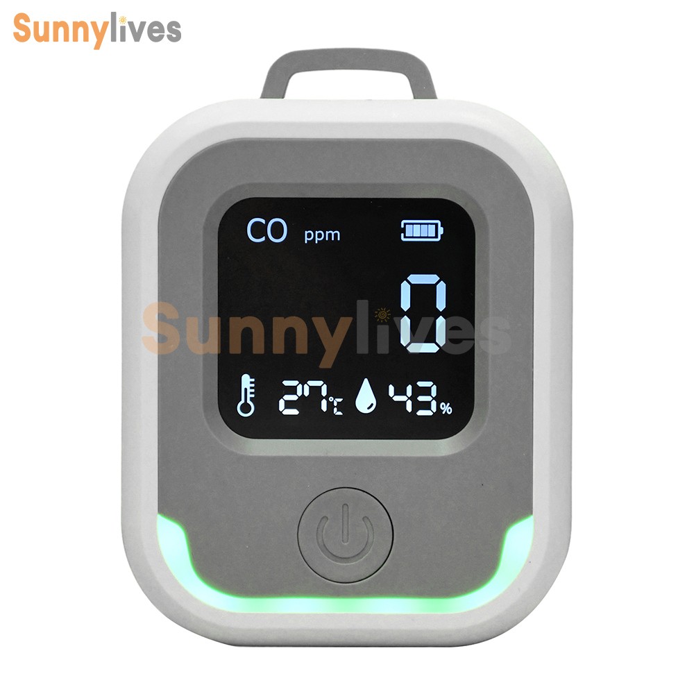 Air Quality Monitor 3-in-1 Carbon Monoxide Detector Temperature Humidity Alarm
