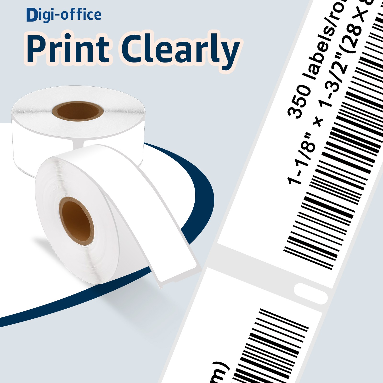Direct Thermal Label 30252 Compatible with Rollo DYMO 4XL&Zebra Desktop Printer