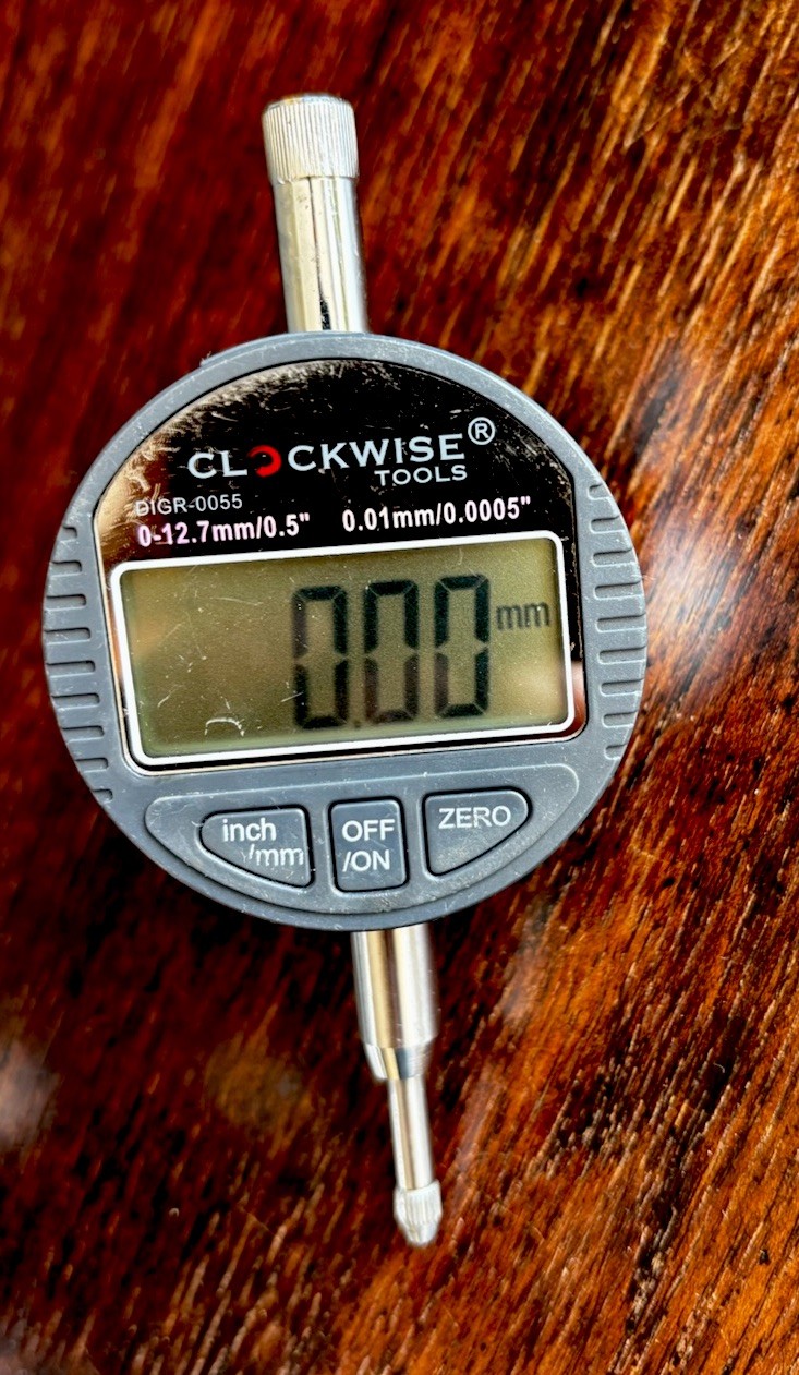 Clockwise Tools DIGR-0055 Digital Indicator 0-0.5″/12.7mm
