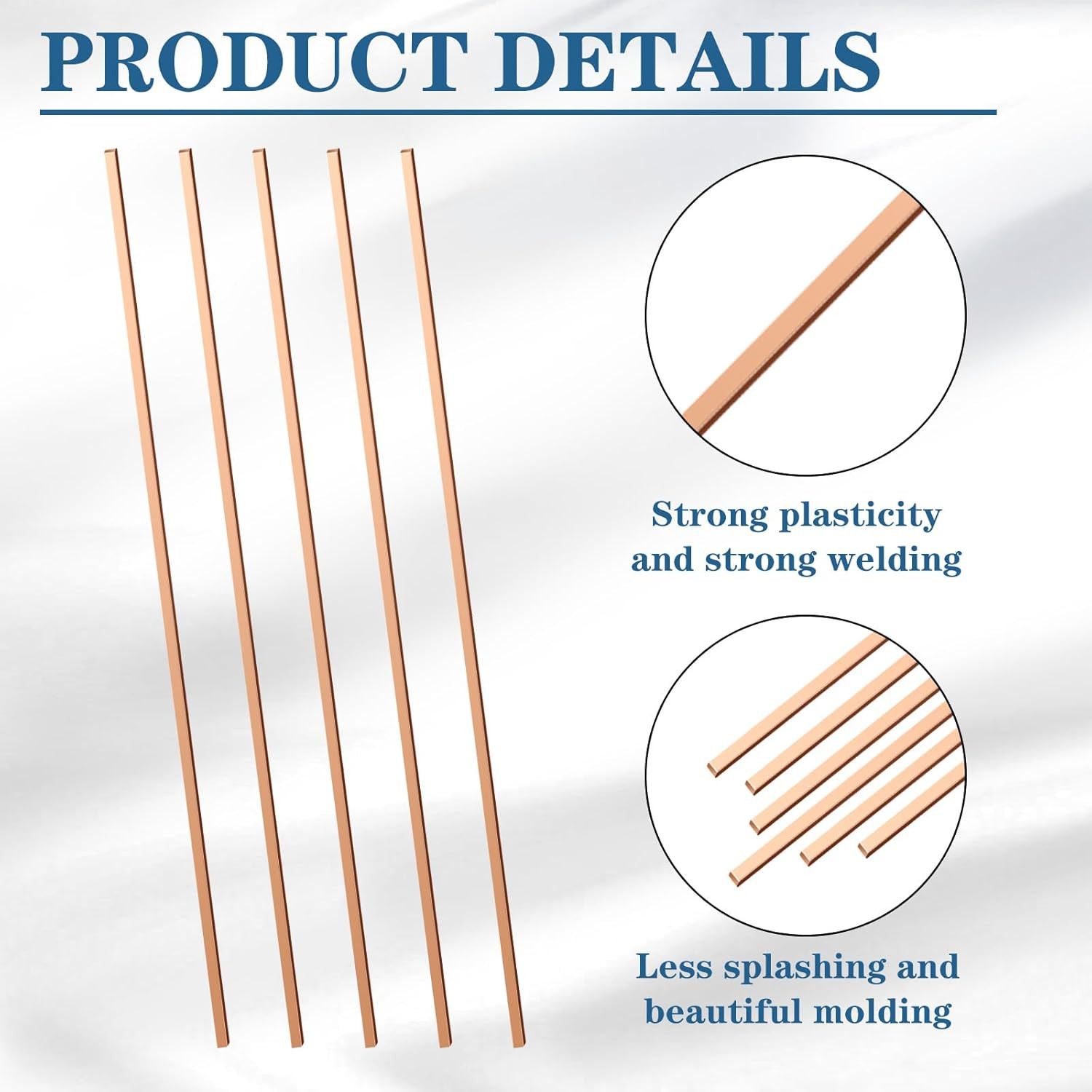 40 Sticks Brazing Rods AWS Bcup-5 15% Silver Solder Phos Copper Brazing Alloys F