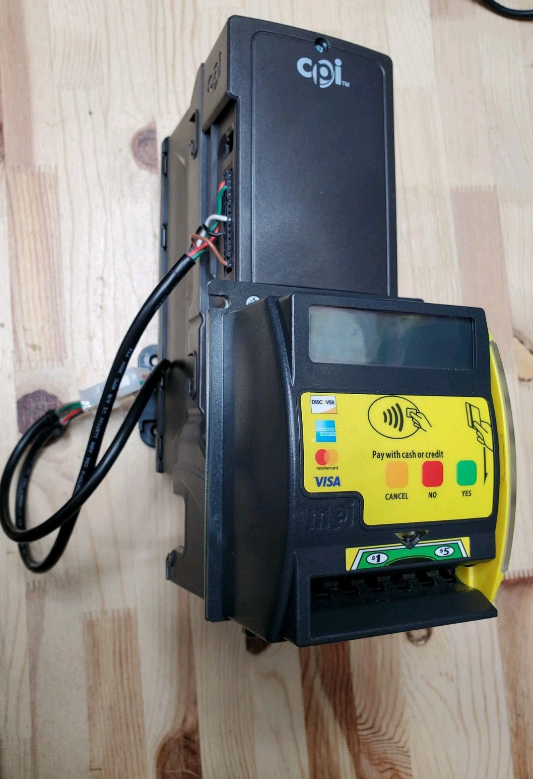 CPI MEI T7P2 4in1+ CARD READER $1 $5 $10 $20 Bill Validator Acceptor T702 T7T2
