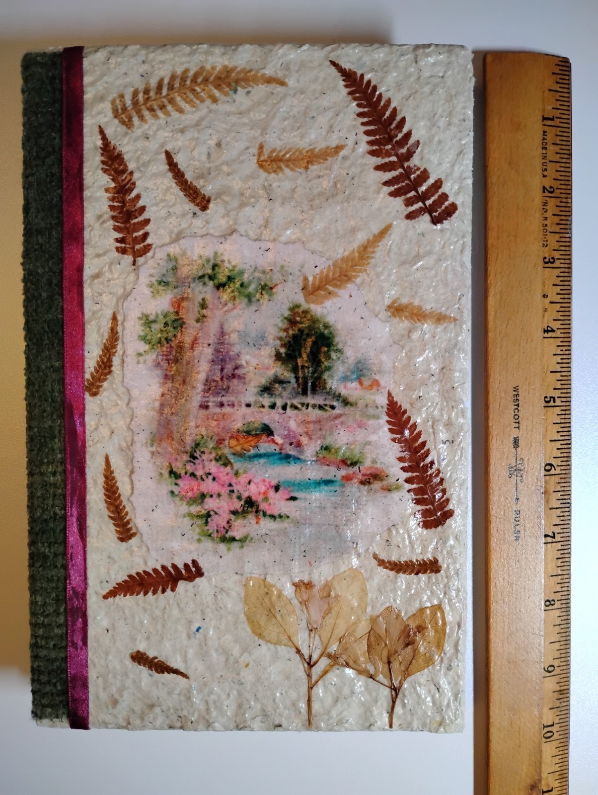 Handmade Paper With Handmade Cover Blank Book For Journaling, Photos, Scrapping