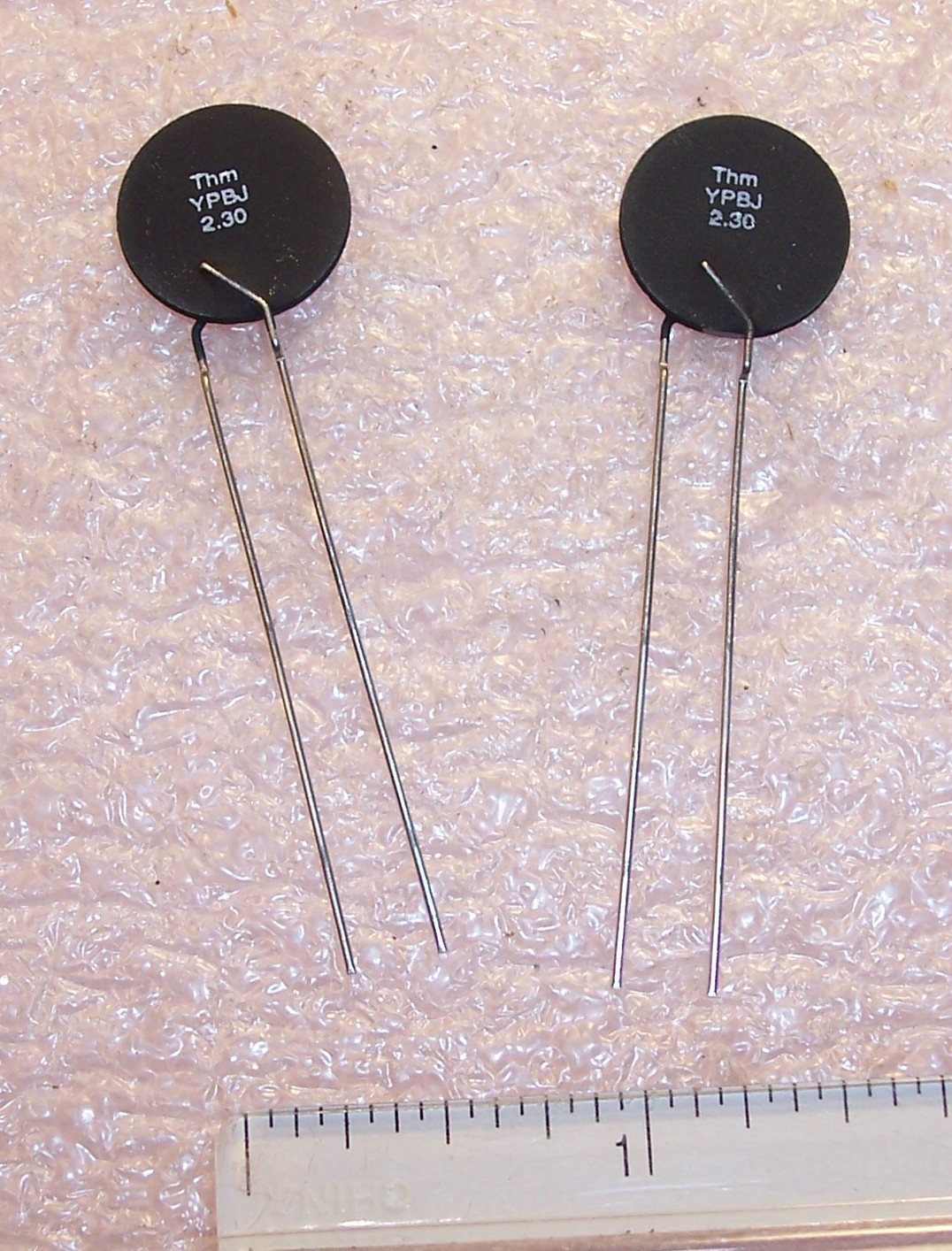 QTY (18) YPBJ2.30N THERMOMETRICS PTC THERMISTORs 2.3 Ohm 80V 17.5mm DISC