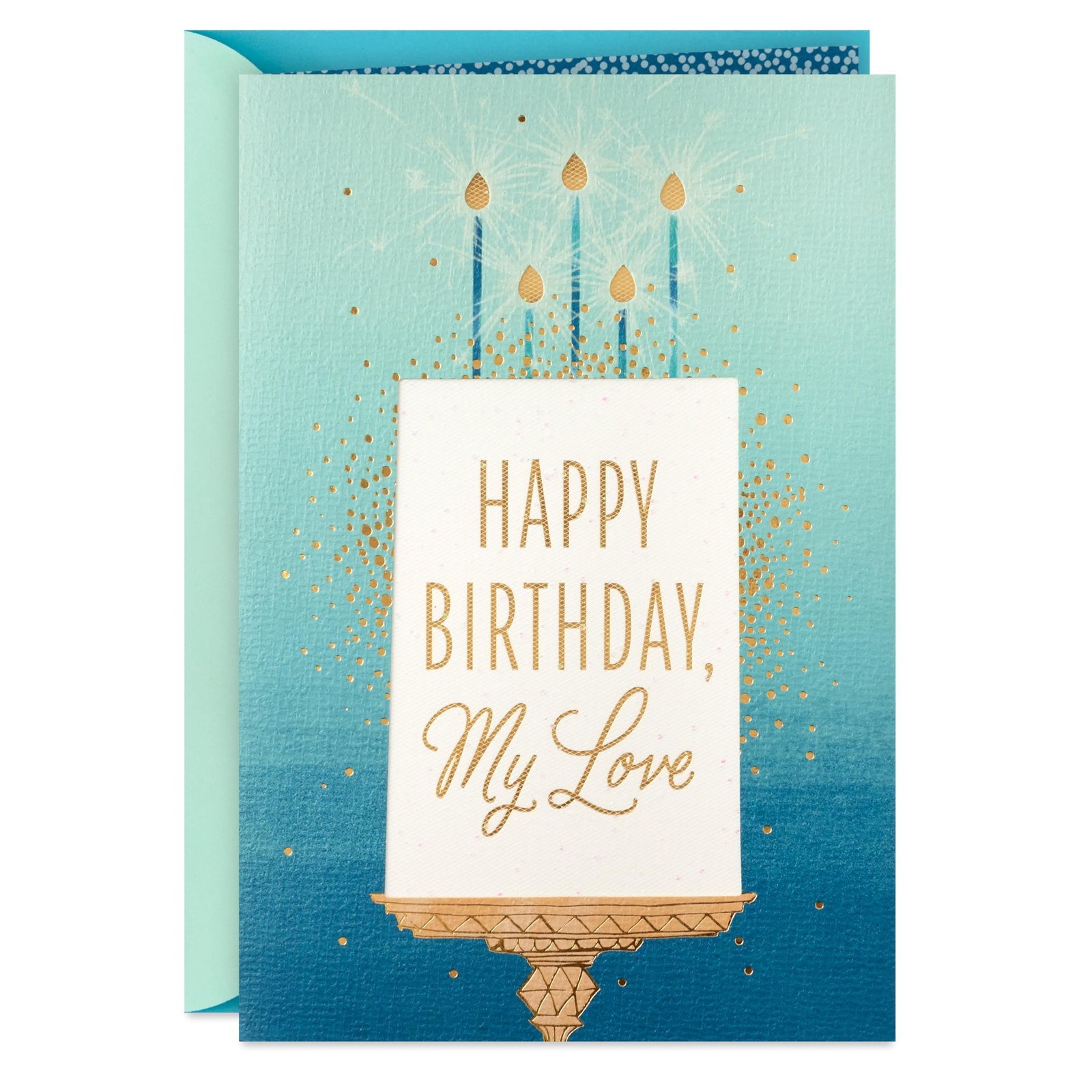 Hallmark Birthday Card for Husband, Wife, Boyfriend, 5 x 7.25 inches, My Love