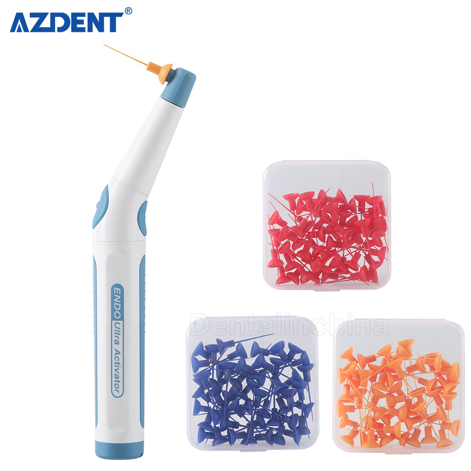 Dental Endo Ultrasonic Sonic Activator Root Canal Irrigator+60Tips/150tips