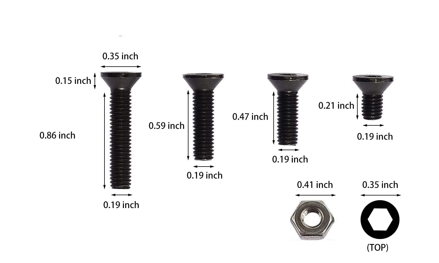 Rifle Sling Mounting Set Quick Detach Adapter Swivels Screw Stud Base Kit
