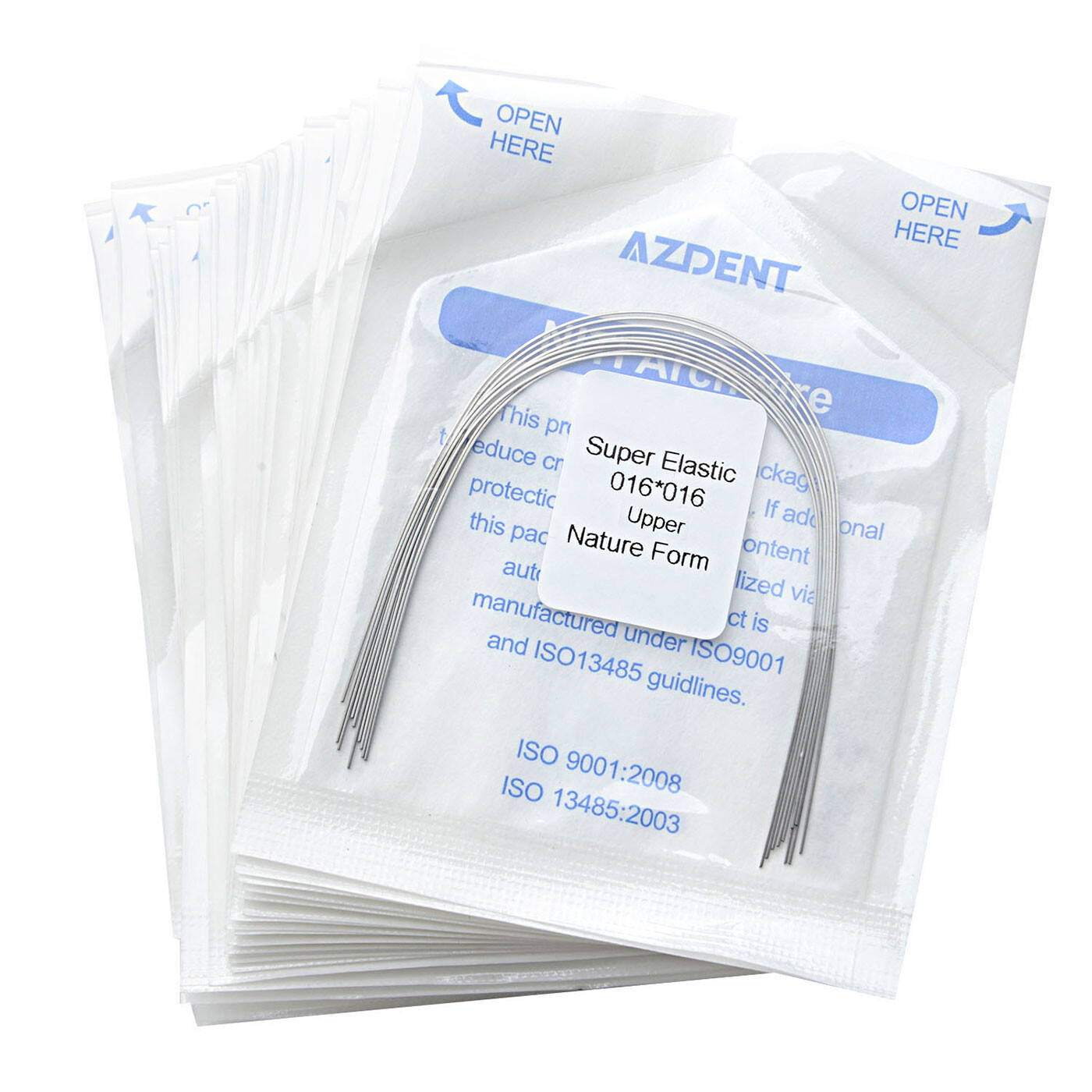 AZDENT Dental Orthodontic Arch Wires Super Elastic Niti Nature Form Rectangular