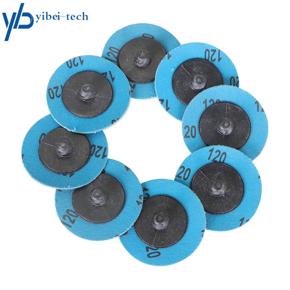 51× 2″ Roll Lock Die Grinder Quick Change Sanding Disc 36 60 80 120 240 Grit US