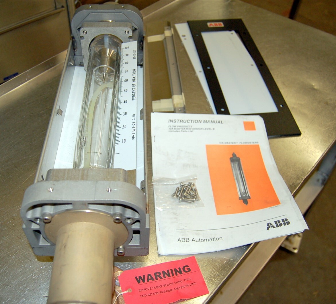 NEW ABB Automation Rate Indicating Flowmeter P/N 10A4656PZBNCECXX18D
