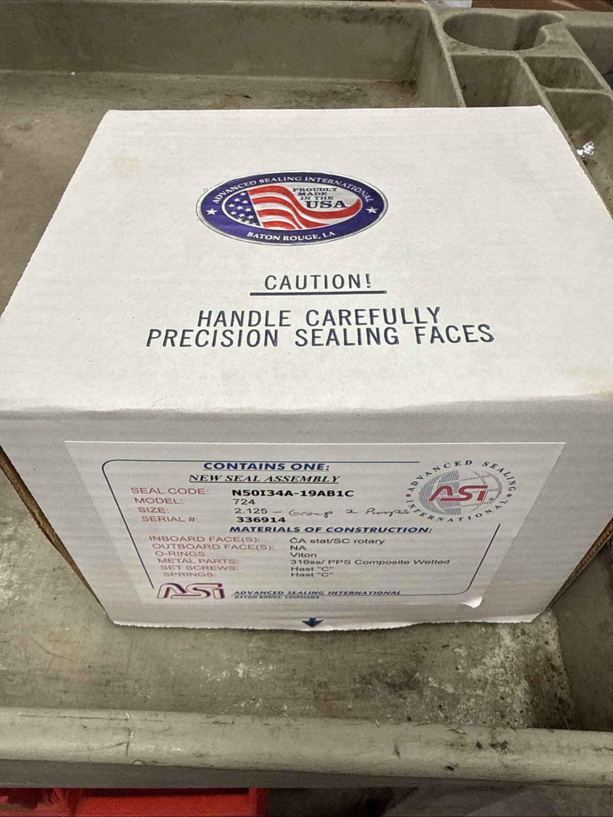 ASI new seal assembely model 724 Size 2.125