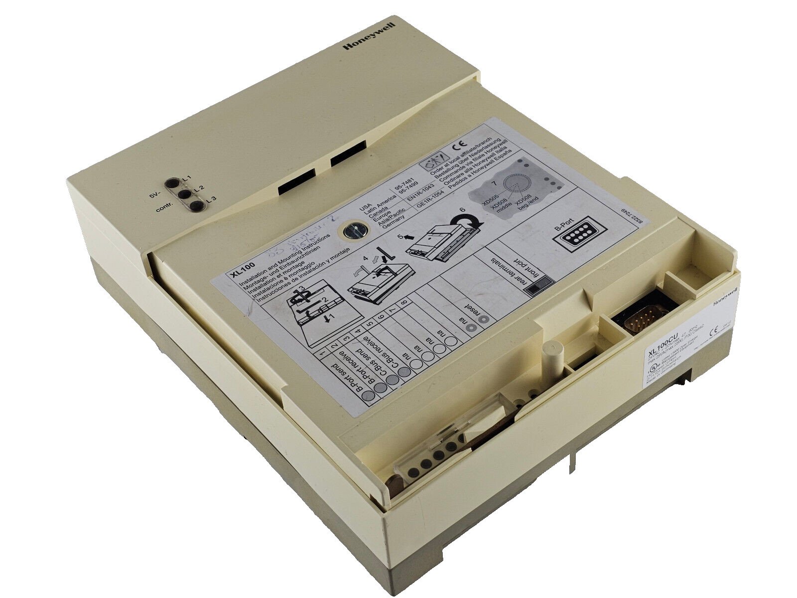 Honeywell XL-100-CU HVAC Burner Controller, Modem/ISDN/GSM, IP30, XL100CU