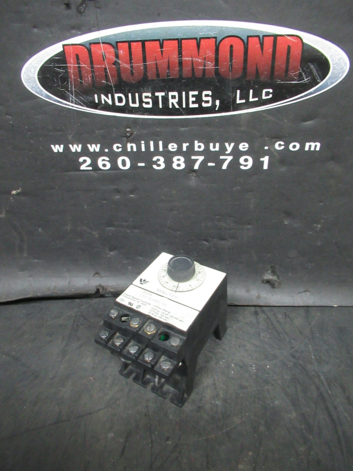 EAGLE SIGNAL TIME DELAY RELAY BRE9A6 0-30 MINUTES 120 VAC 10 AMP 1/3 HP