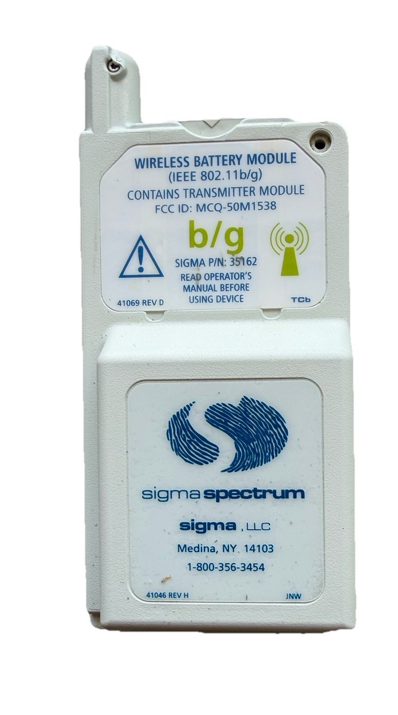 Baxter Sigma Spectrum Wireless Battery Module Part Number 35162