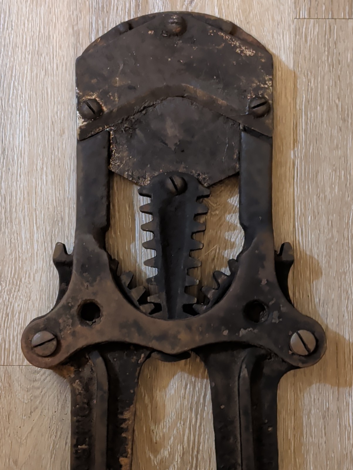James Scully Keystone Dehorner for Cattle Horns Up To 3+ Inches Cast Iron Vtg