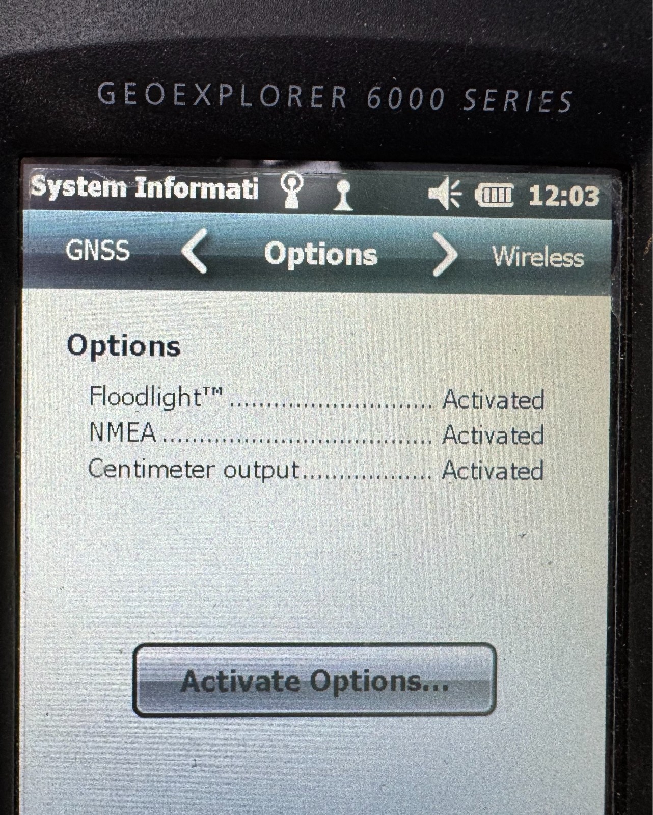 Trimble Geo XH GNSS Floodlight Centimeter NMA Antenna 57970-00 GPS Pelican Case