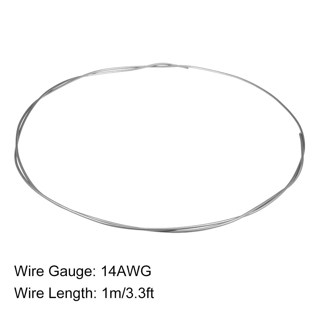 uxcell 1.6mm AWG14 Heating Resistor Wire Wrapping Nichrome Resistance Wires for