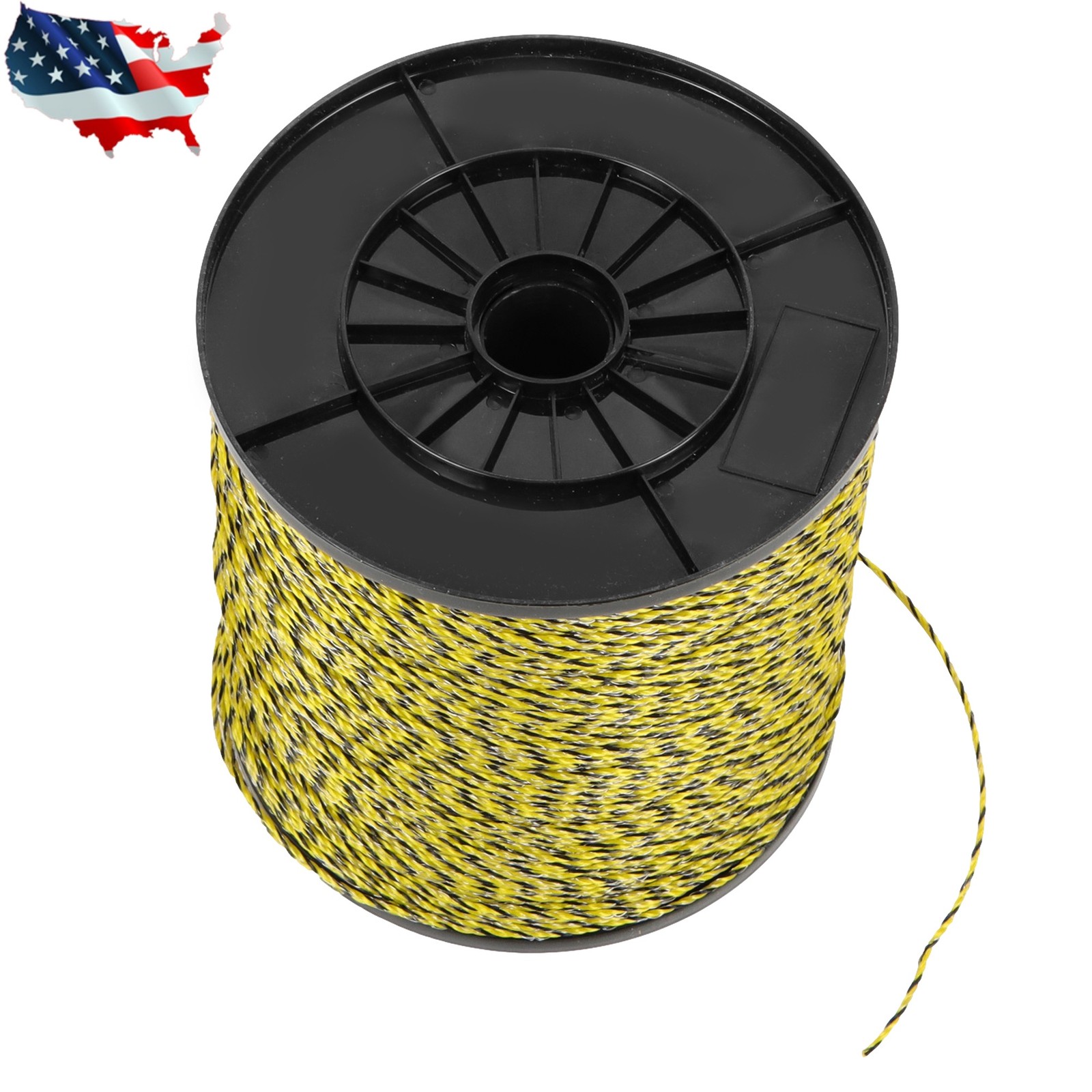 Electric Fence Wire, 3500Ft 1/8″ , Polywire fit for Portable Livestock Fencing
