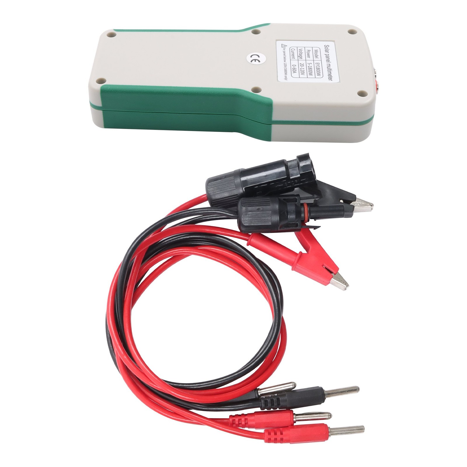 MPPT Solar Panel Multimeter for Power Current Open-Circuit Voltage 1800W