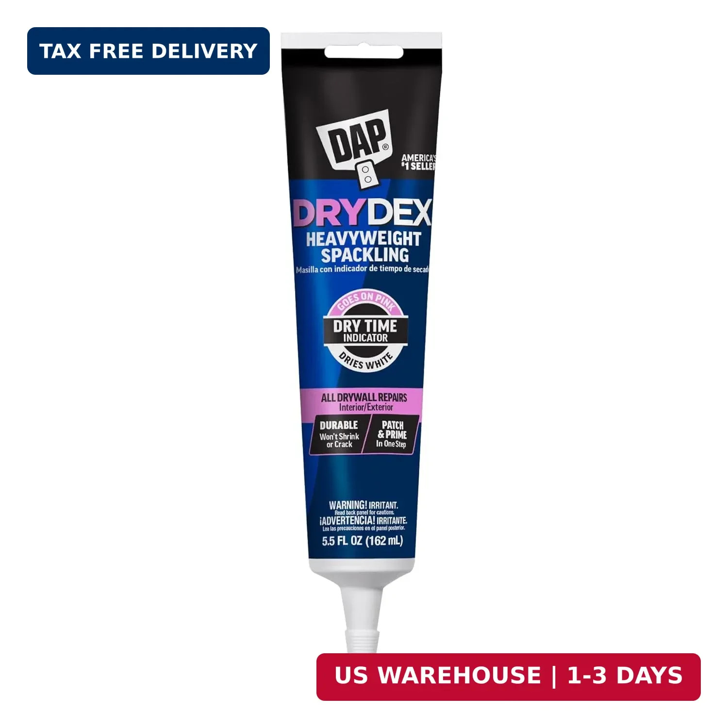 DAP 12346 Drydex 5.5 Oz Raw building material, 5.5-Ounce, PINK/WHITE