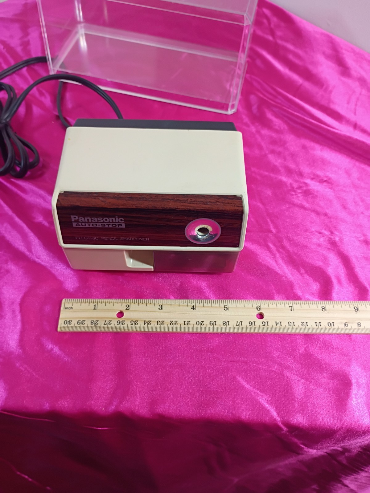 Vintage Panasonic KP-110 Auto Stop Electric Pencil Sharpener Japan Working