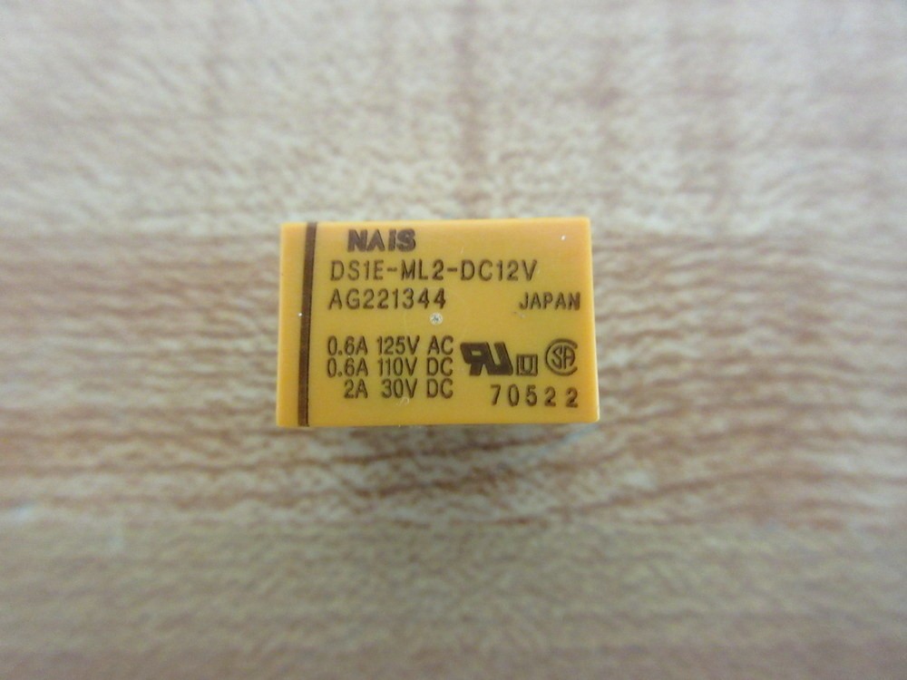 NAiS DS1E-ML2-DC12V Relay DS1E-ML2-12VDC