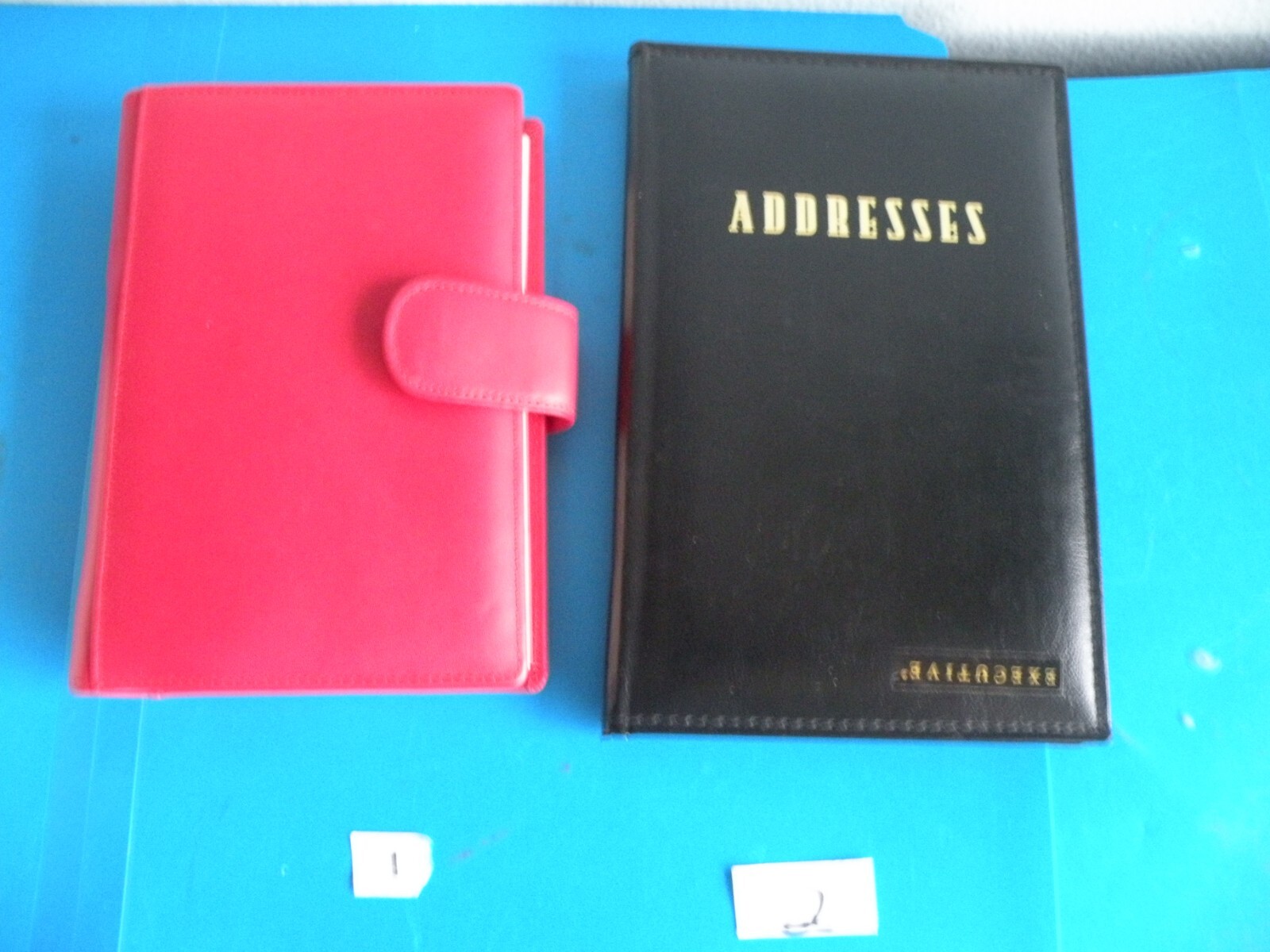 Address Book memo w pen Leather red or black address book PICK 1 E10-E11