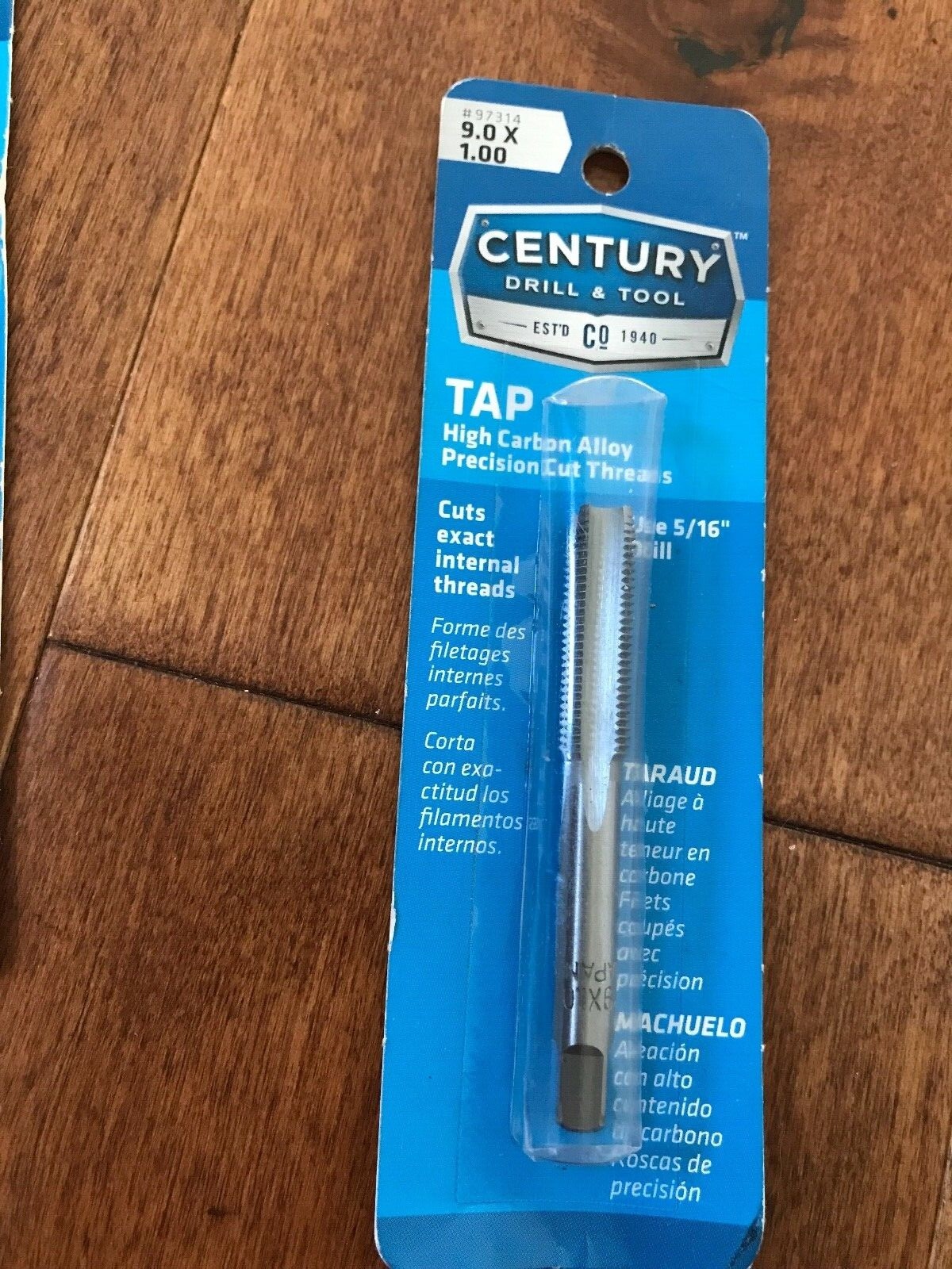 CENTURY TOOL PLUG TAP MADE IN JAPAN 9.0 X 1.00