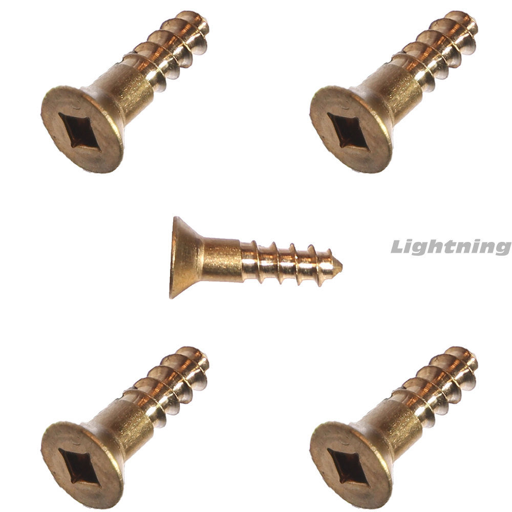 #8 x 1″ Silicon Bronze Wood Screws, Flat Head, Square Drive Qty 500