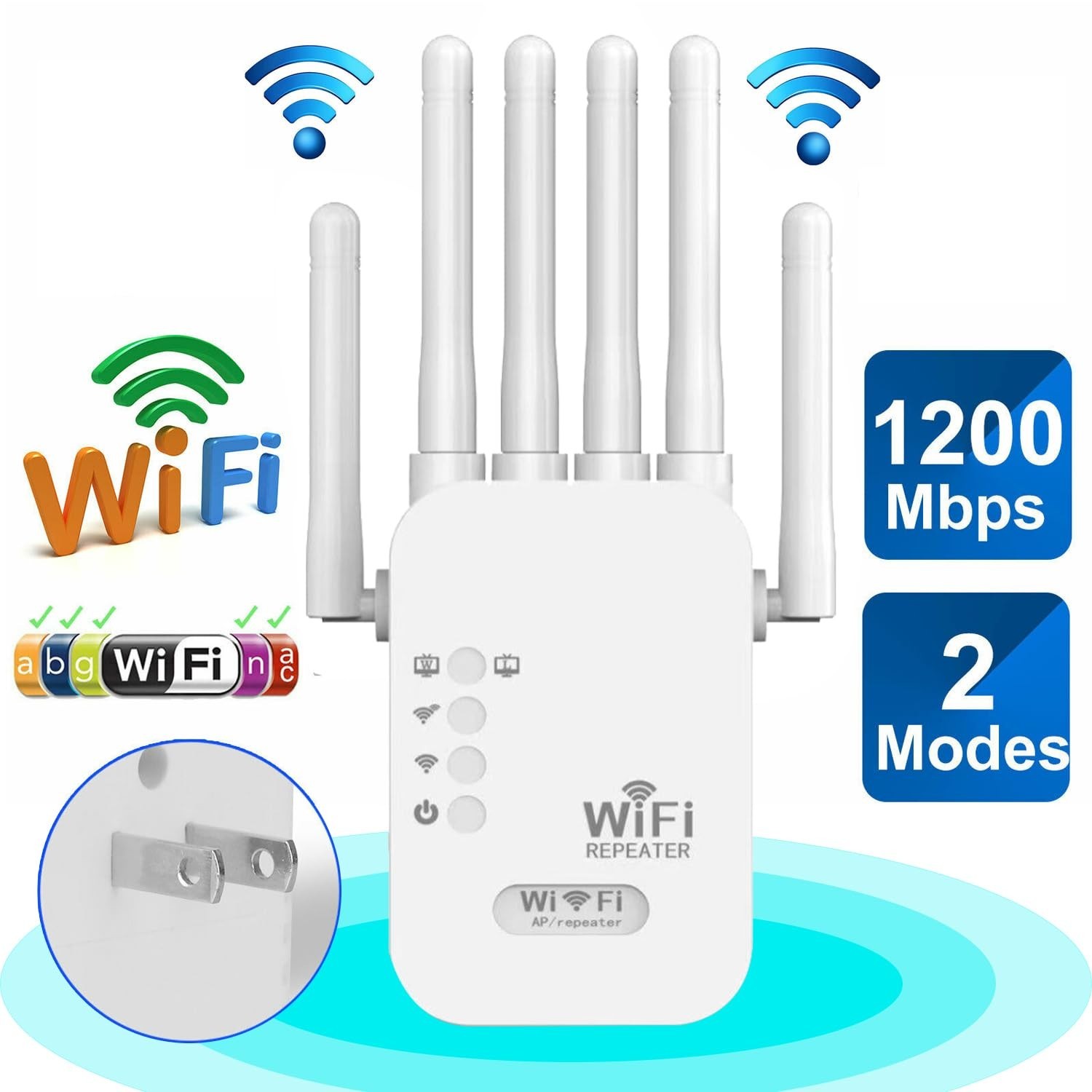 2026 WiFi Extenders Signal Booster for Home Long Range Up to 12880 sq. ft & 4…