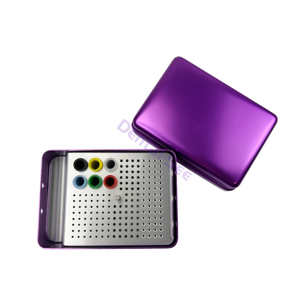 180 Holes Dental Endo FG Bur Holder Box Autoclave Disinfection Case