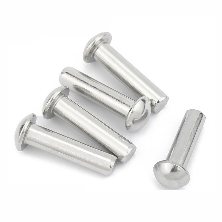 Solid Aluminium Round Head Rivets DIN 660 Domed Head M2 M2.5 M3 M4 M5 M6 M8