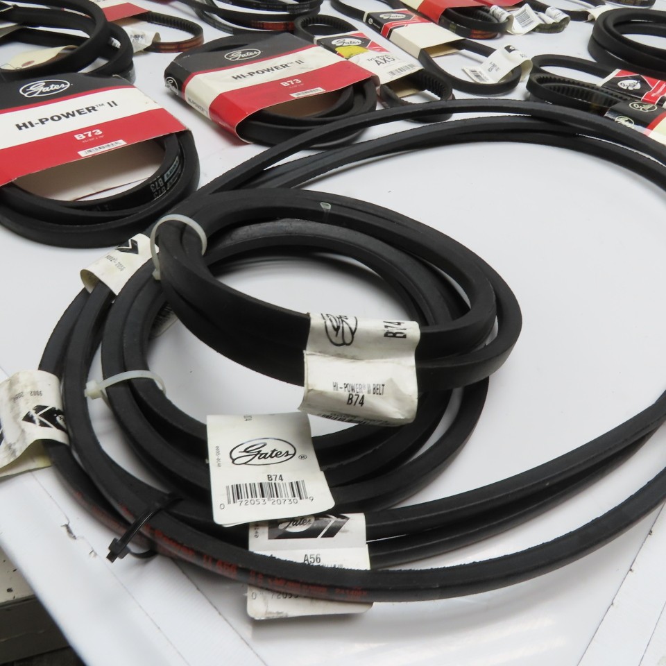 Gates Huge Variety V-Belt AX, 3VX, B, A Section Restock Resell Lot Of 30