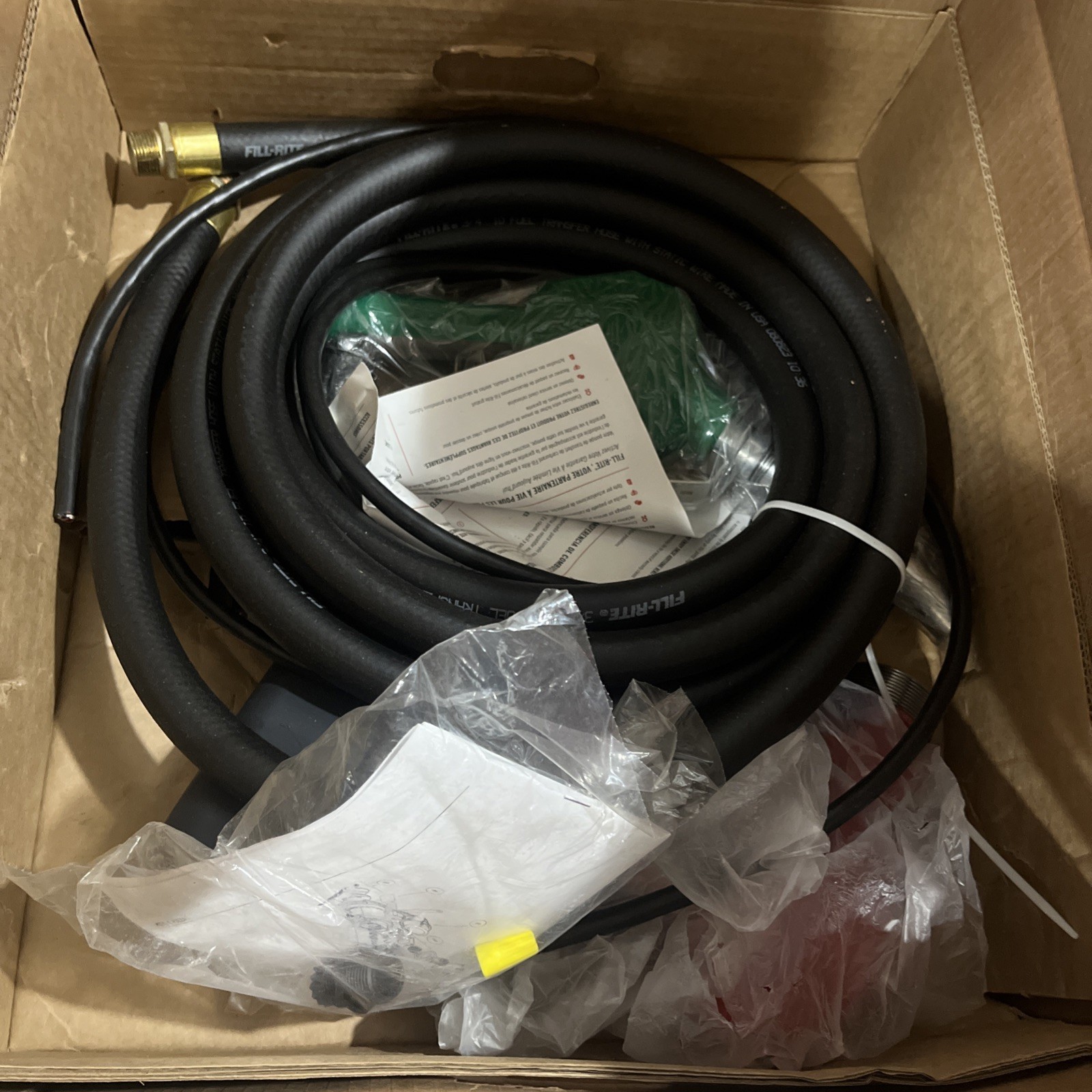 Fill-Rite FR1220HDSQ 12V 15 GPM Pump 1” Inlet 3/4” Outlet + Hose + Nozzle NEW