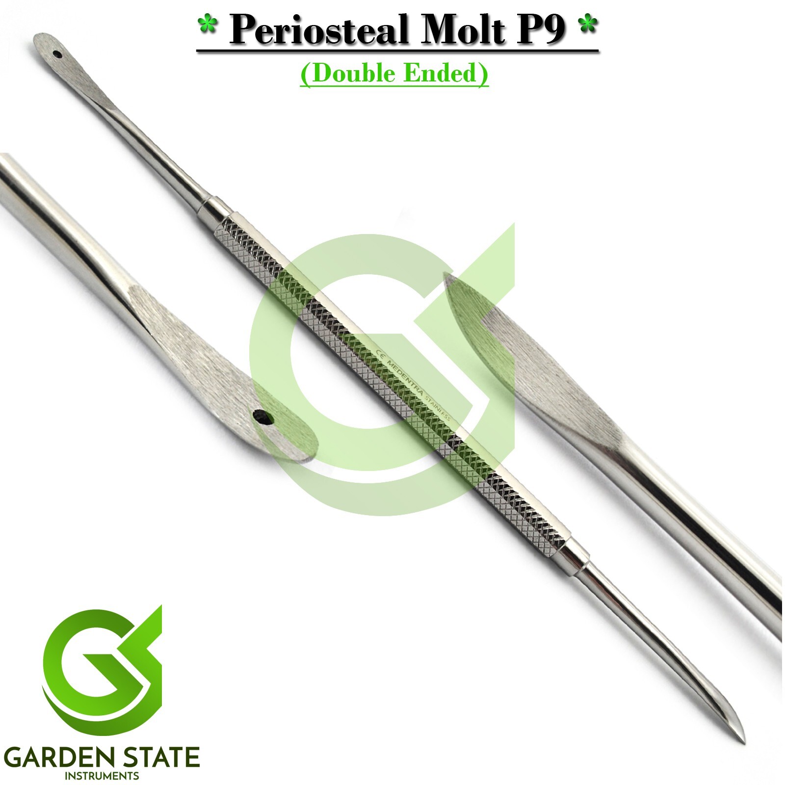 Dental Crown Lengthening Kit Periodontal File Knives Scaler Periosteal Surgery