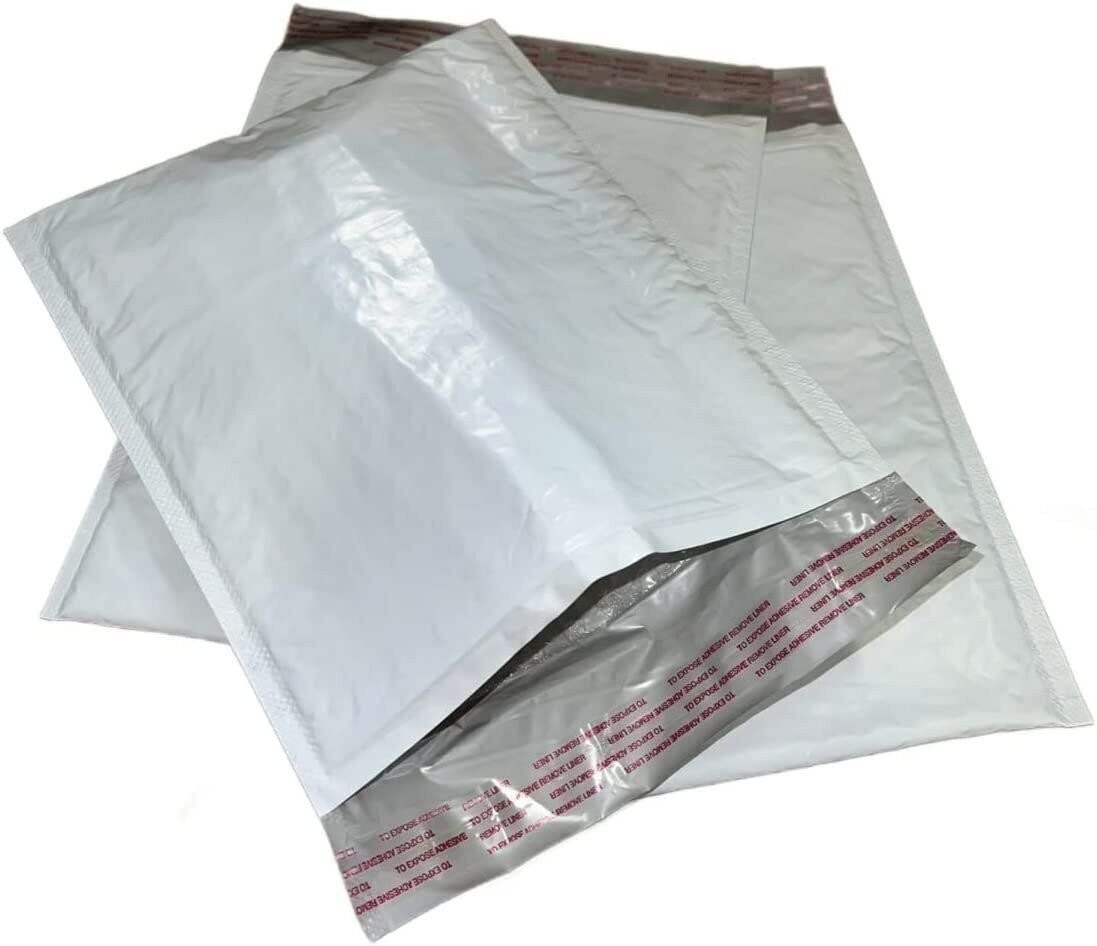 50 #2 8.5×12 Poly Bubble Padded Envelopes Mailers Shipping Case 8.5″x12″