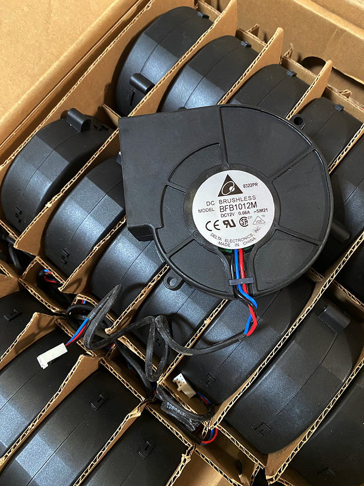 Delta 97mm x 33mm 12V 0.66A Medium Speed Centrifugal Blower 3-Pin