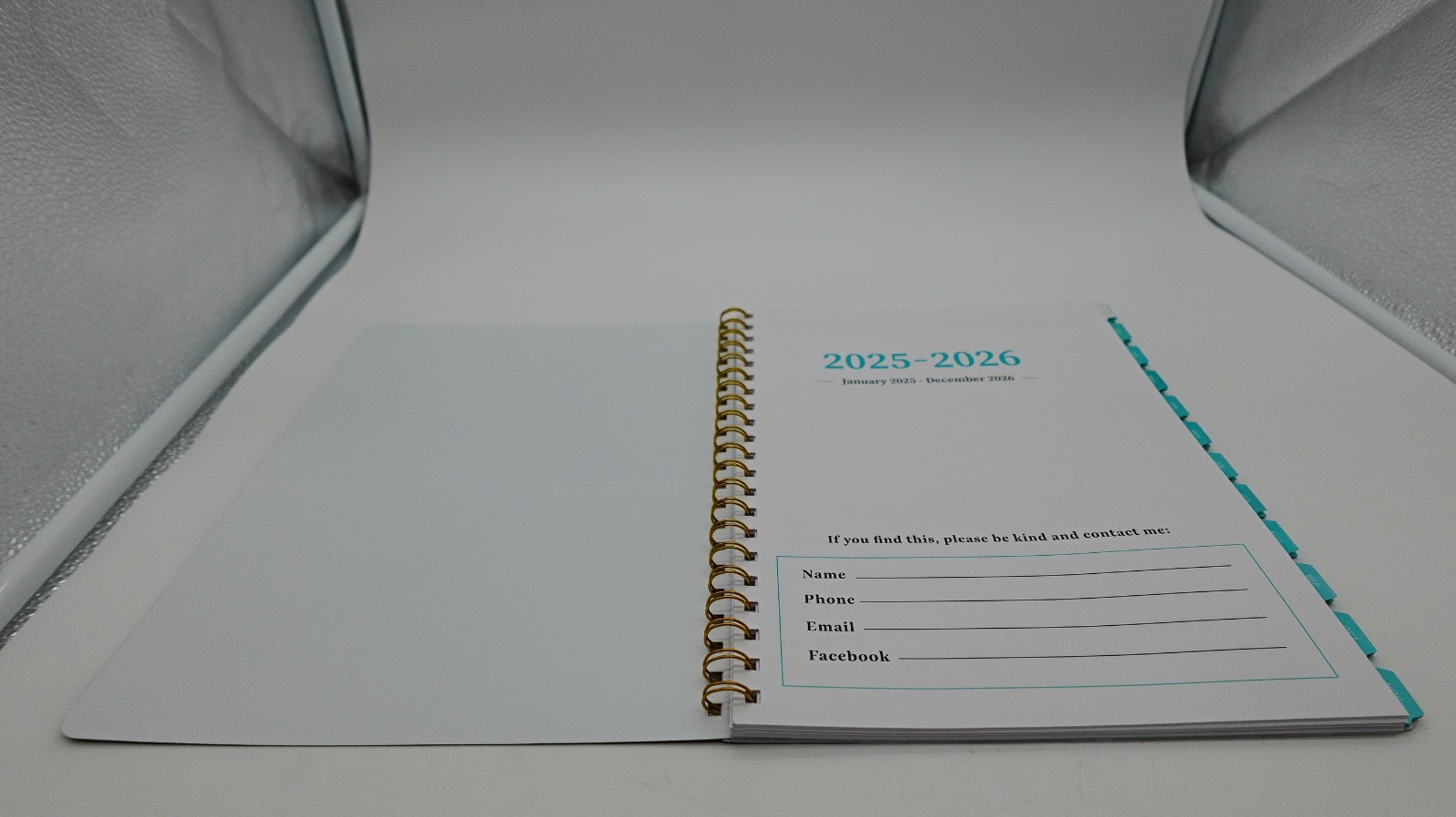 2025-2026 Monthly Planner 8.5×11″ 24 Months Jan 2025 to Dec 2026 Calendar Date