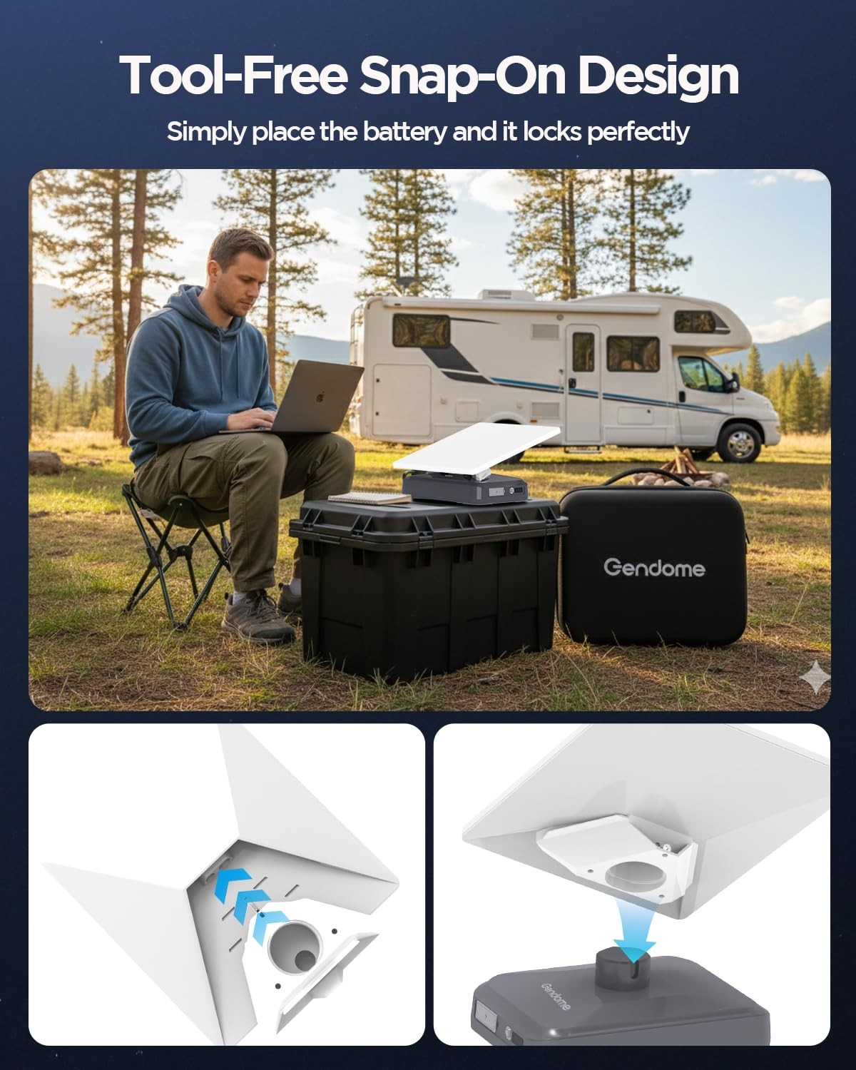 288Wh 90000mAh Battery Pack Power Station for StarLink Mini, StarGrid All-in-One