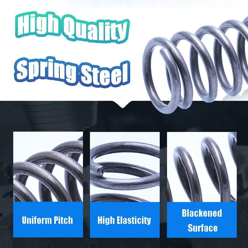 3mm Spring Steel Black Compression Spring 28-40mm OD 20-100mm Length Rust Proof