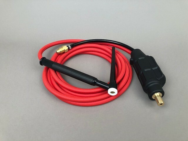 25′ CK Worldwide 9 Series w rigid neck TIG Torch for Esab Rebel EMP 205ic 235ic