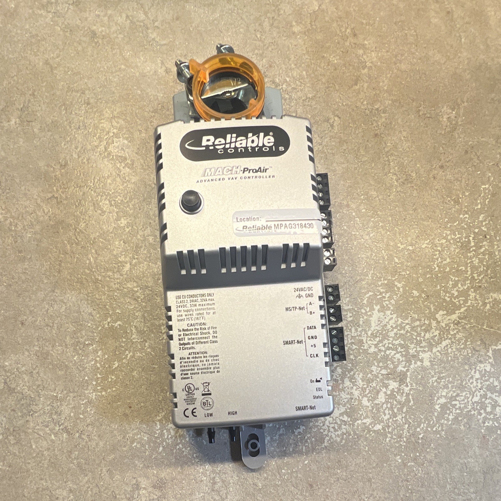 Reliable Controls MACH-ProAir VAV Controller MPAG318430 24 VAC/DC