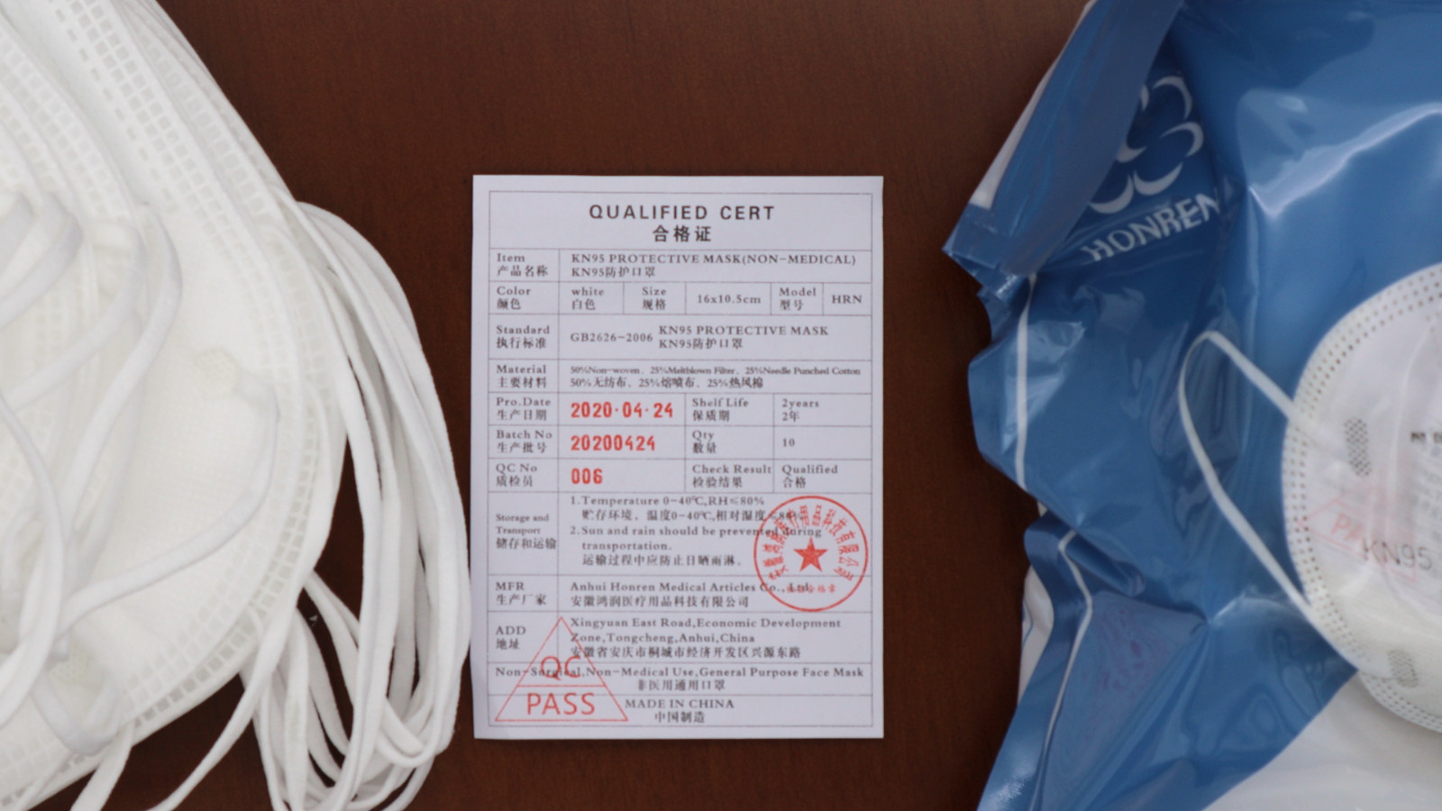 Bulk 50pcs KN95 Face Mask White 5 Layer Cup Dust Safety – New old stock – Read