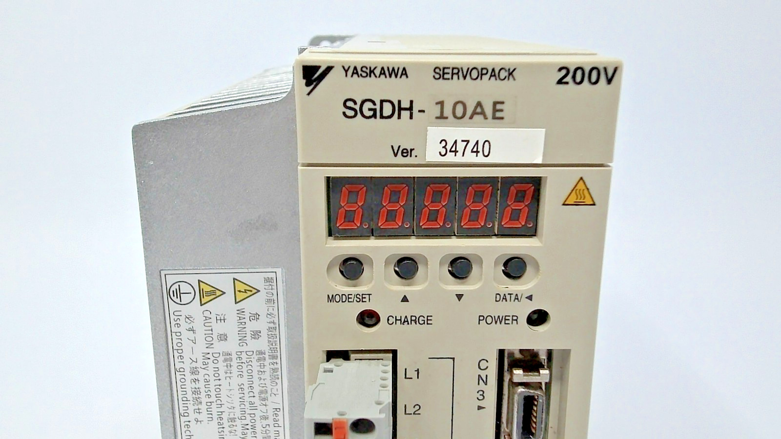 Yaskawa SGDH-10AE ServoPack Servo Drive Ver. 34740 – Used, Excellent