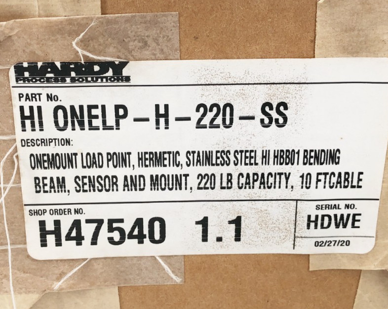 New Hardy HI ONELP-H-220-SS OneMount Load Point Stainless 220LB HI HBB01