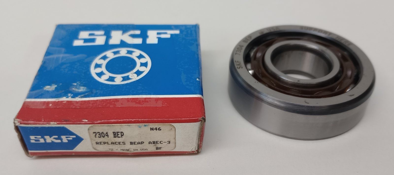 SKF 7304 BEP Angular Contact Ball Bearing 20mm ID X 52mm OD X 15mm W 7304BEP