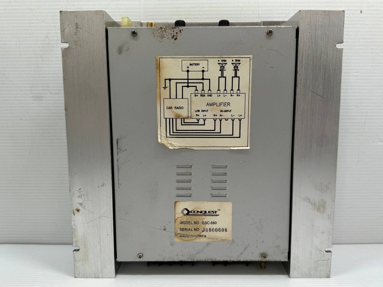 CONQUEST CSC-680 MOSFET AMPLIFIER 390 WATT