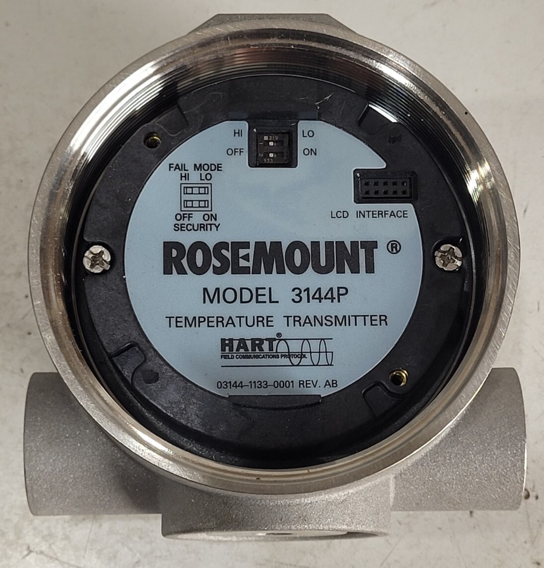 Rosemount Model 3144P Hart Transmitter Module 03144-1133-0001 Stainless