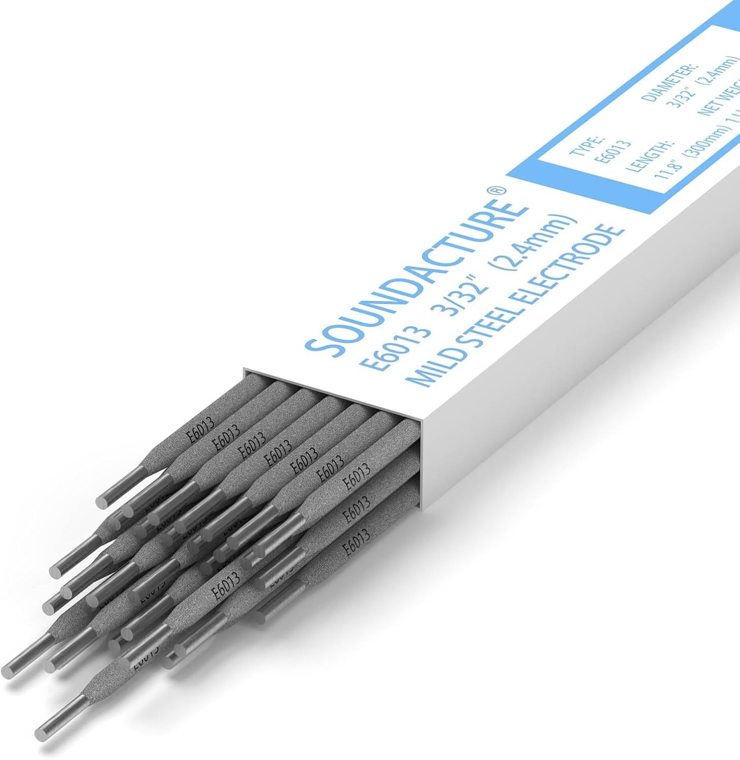 E6013 Welding Rod 3/32″ 1lb Carbon Steel Stick Electrodes for Arc Welding